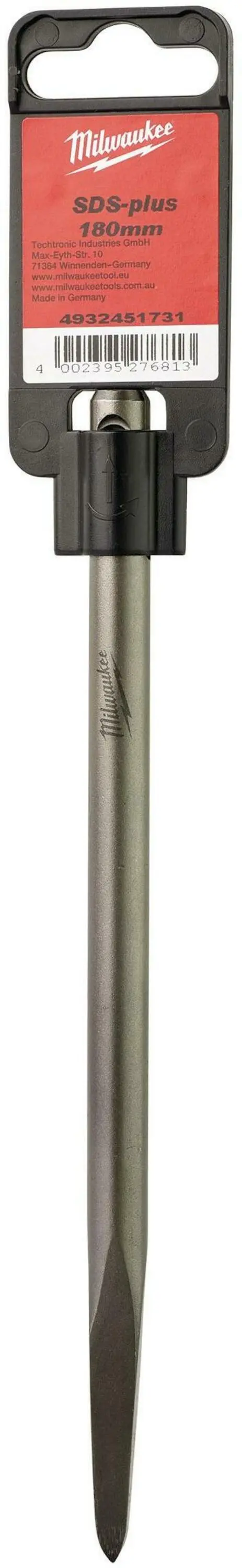 Sekáč Milwaukee SDS-Plus 10x180 mm - tenký špičatý, 1 ks, 4932451731