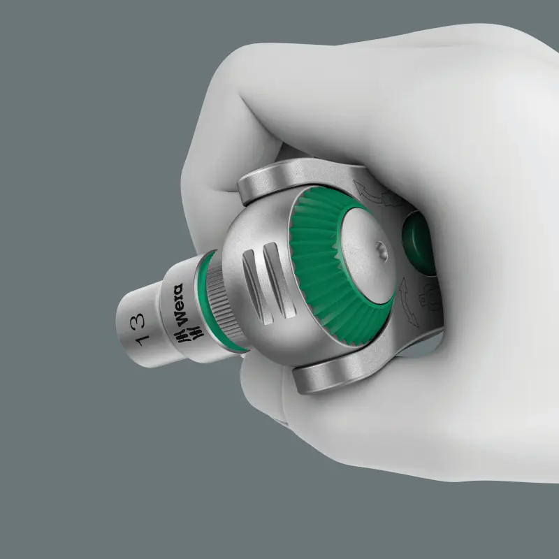 Wera 135949 Ráčnová sada 1/4" Kraftform Kompakt Zyklop MS1 Metal/Speed (Sada 8 dílů) (W05135949001)