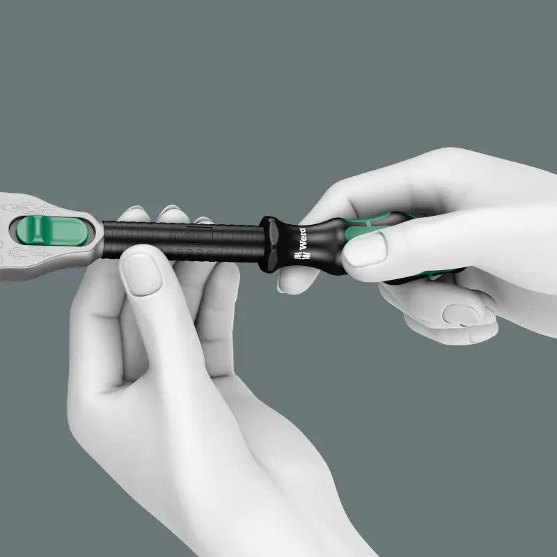 Wera 135949 Ráčnová sada 1/4" Kraftform Kompakt Zyklop MS1 Metal/Speed (Sada 8 dílů) (W05135949001)