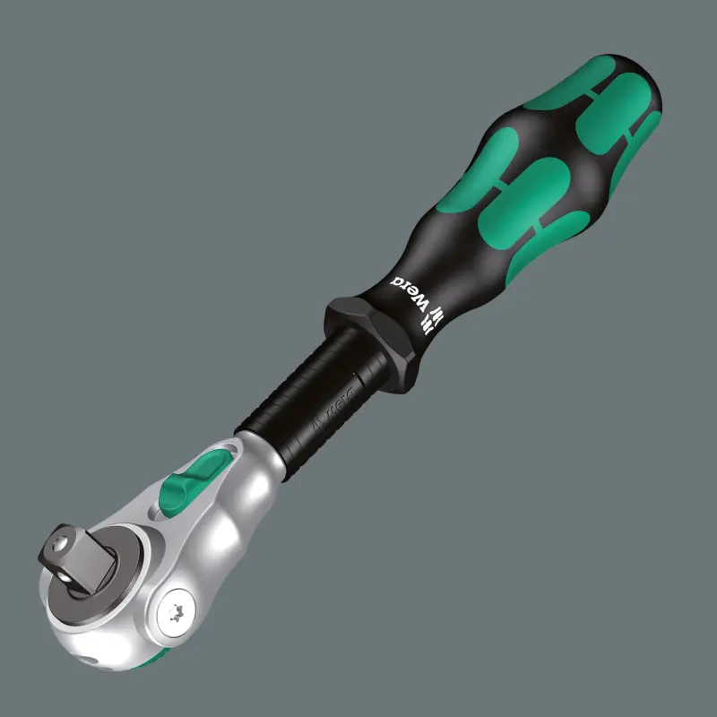 Wera 135949 Ráčnová sada 1/4" Kraftform Kompakt Zyklop MS1 Metal/Speed (Sada 8 dílů) (W05135949001)