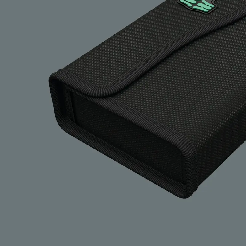 Wera 136543 Textilní pouzdro Zyklop Metal Push 1/2", typ 9497, prázdné, 302 x 120 x 40 mm (W05136543001)