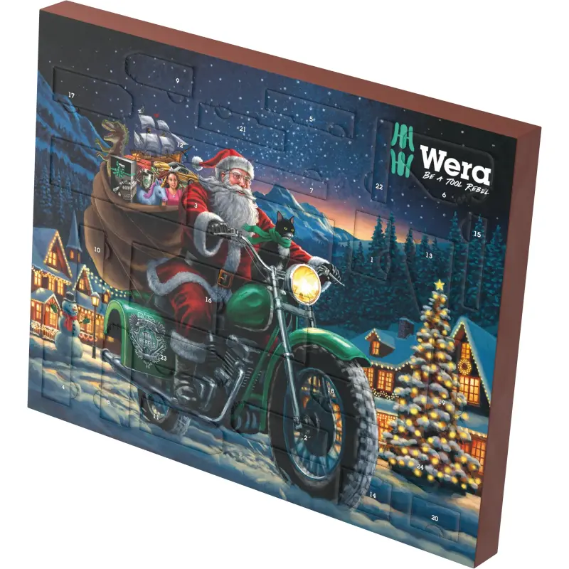 Wera 136610 Adventní kalendář nářadí Wera 2025 (28 dílů) (W05136610001)