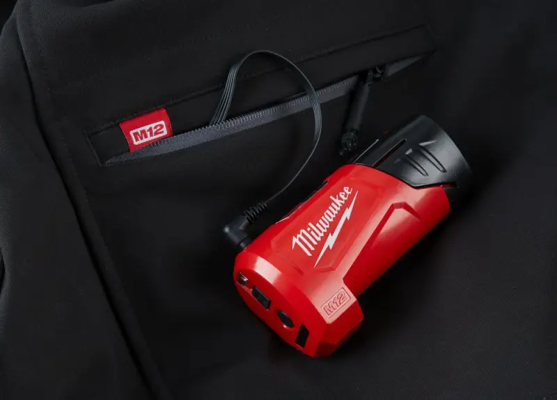 Aku nabíječka / Aku adaptér Milwaukee M12 TC, slot M12, nabíječka USB 2.1A, napájení pro vyhřívané oblečení, 4932459450