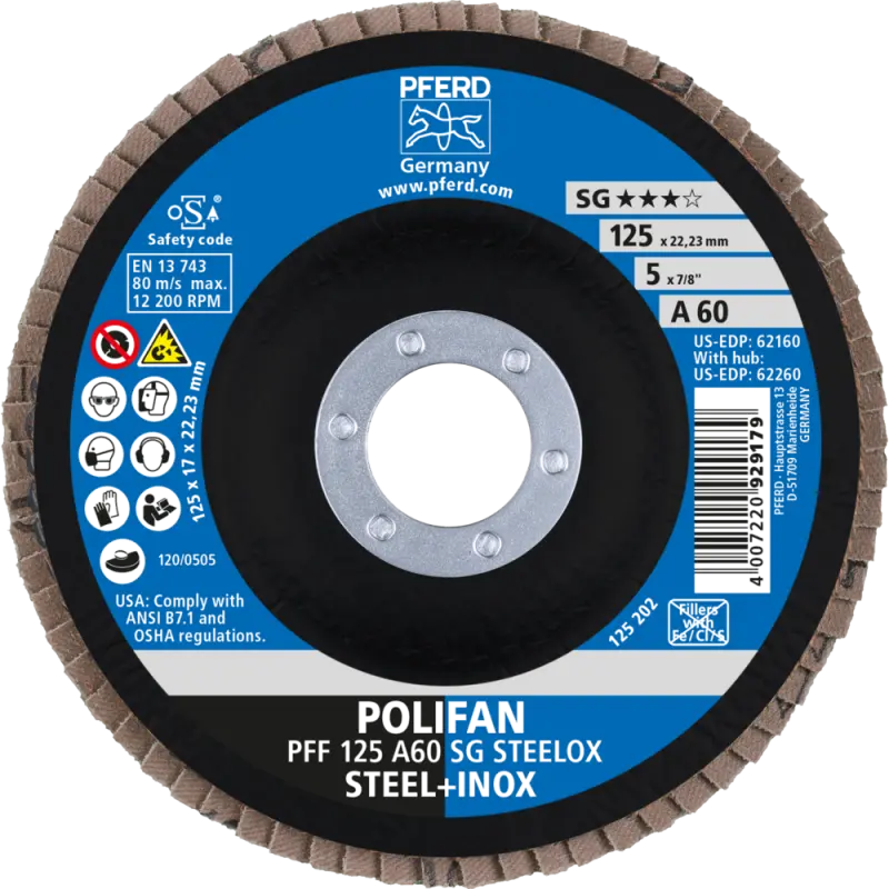 PFF 125-22 A 60 SG/22,2  KOTOUČ LAMELOVÝ SG-A (PF4007220167533)