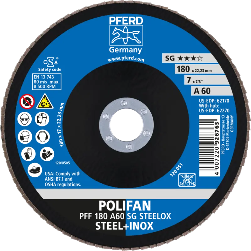 PFF 180-22 A 60 SG/22,2  KOTOUČ LAMELOVÝ SG-A (PF4007220167540)