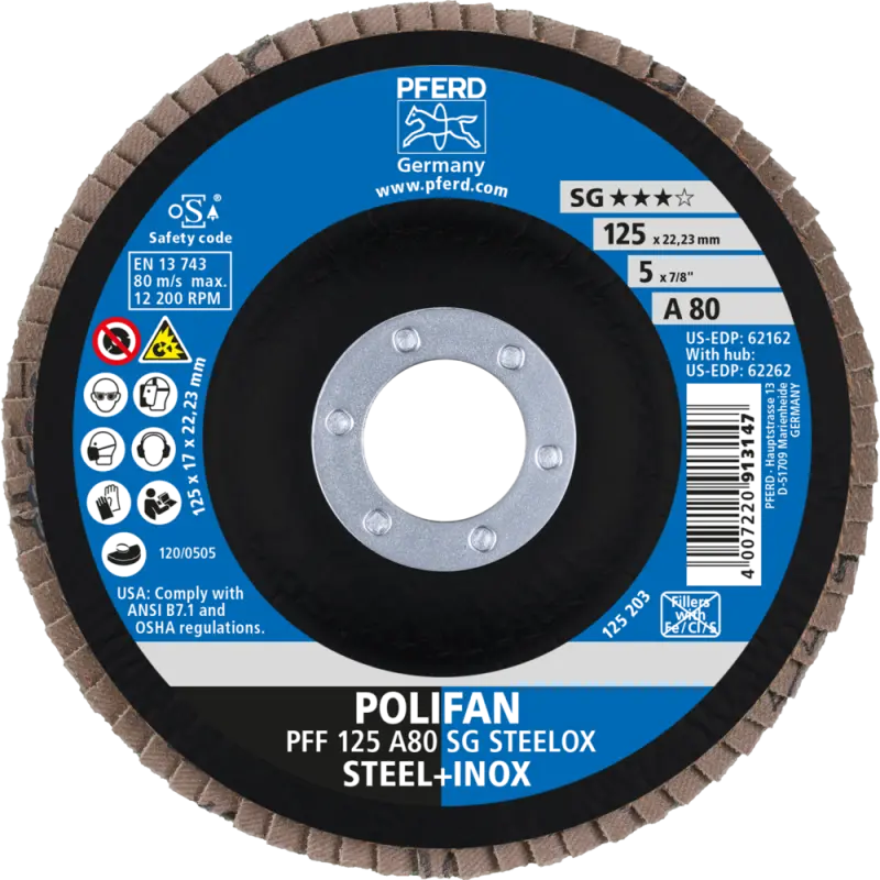 PFF 125-22 A 80 SG/22,2  KOTOUČ LAMELOVÝ SG-A (PF4007220167564)