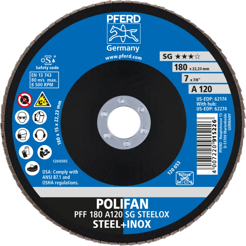 PFF 180-22 A 120 SG/22,2  KOTOUČ LAMELOVÝ SG-A (PF4007220167601)
