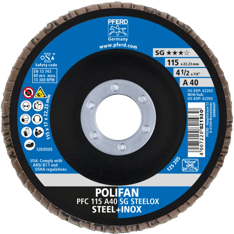 PFC 115-22 A 40 SG/22,2  KOTOUČ LAMELOVÝ SG-A (PF4007220167809)