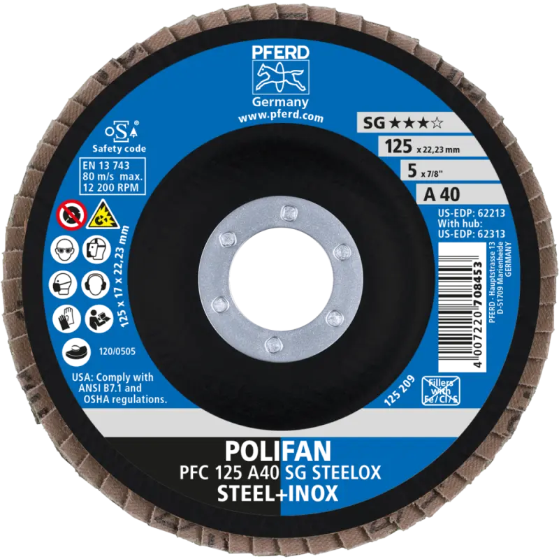 PFC 125-22 A 40 SG/22,2  KOTOUČ LAMELOVÝ SG-A (PF4007220167816)