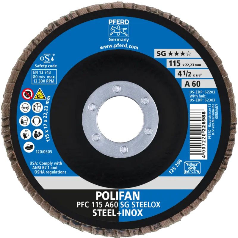 PFC 115-22 A 60 SG/22,2  KOTOUČ LAMELOVÝ SG-A (PF4007220167830)