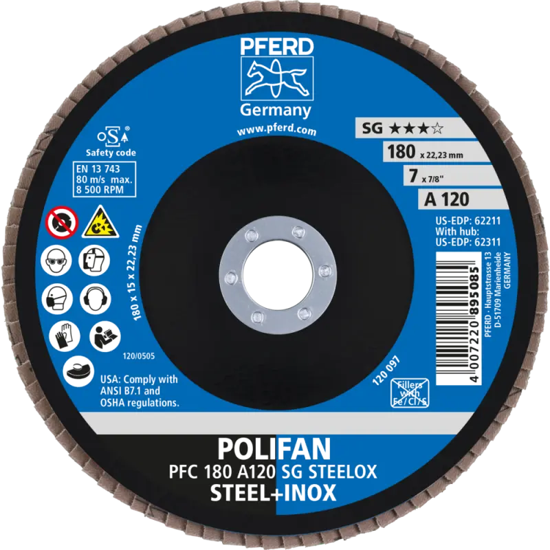 PFC 180-22 A 120 SG/22,2  KOTOUČ LAMELOVÝ SG-A (PF4007220167915)