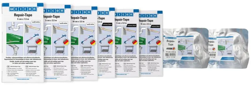 Odolná a samolepicí opravná páska Weicon, velikost 10x350 cm, černá (WEI10067711)