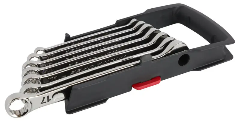 Očkoploché klíče 10 ÷ 17 mm MAX BITE™ Milwaukee 4932464257, vyhnuté. Sada 7 dílů v pořadači (MI4932464257)