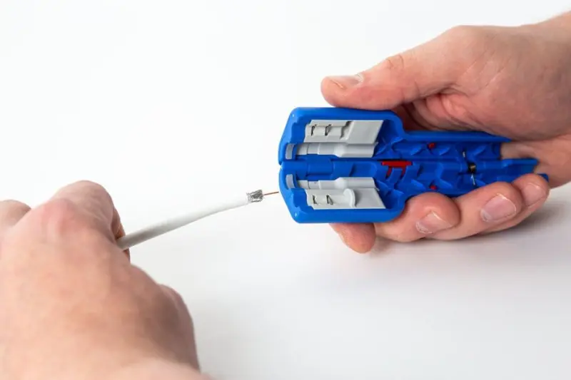 Odizolovací nástroj Weicon Coax-Stripper No. 1 F Plus na koaxiální kabely (WEI52000001)