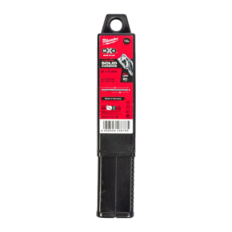 Čtyřbřitý vrták Milwaukee 4932471250 MX4 pr. 5 x 100 x 165 mm, SDS-Plus (MI4932471250)