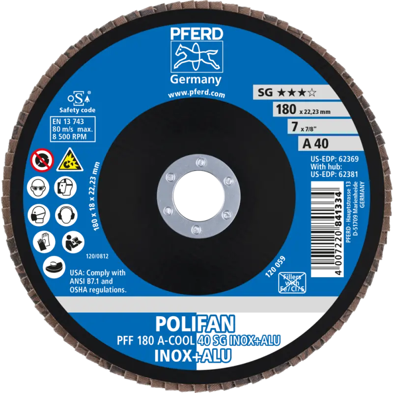PFF 180-22 A 40 SG-COOL/22,2  KOTOUČ LAMELOVÝ SG-A (PF4007220222768)