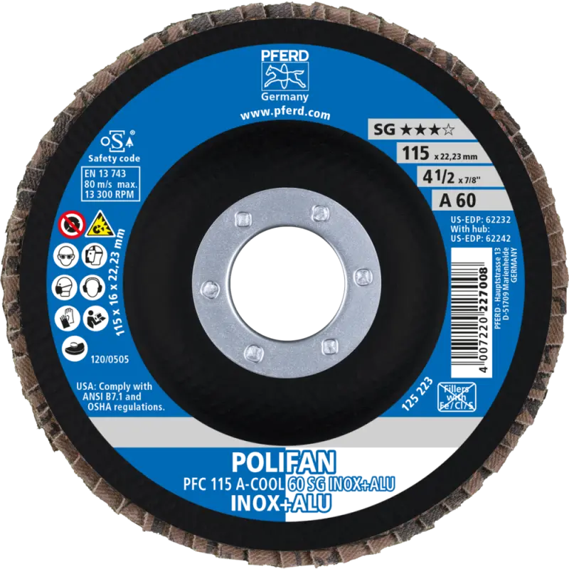 PFC 115-22 A 60 SG-COOL/22,2  KOTOUČ LAMELOVÝ SG-A (PF4007220232897)