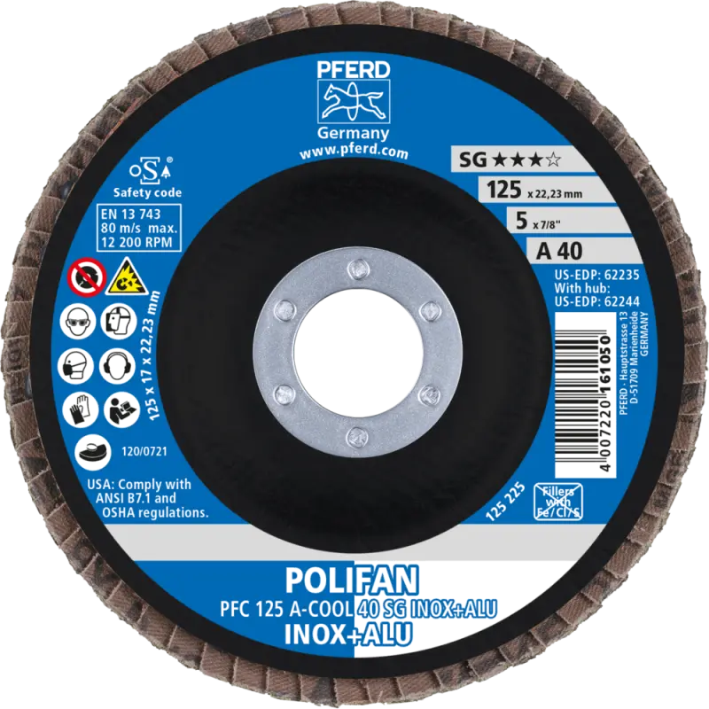 PFC 125-22 A 40 SG-COOL/22,2  KOTOUČ LAMELOVÝ SG-A (PF4007220232927)