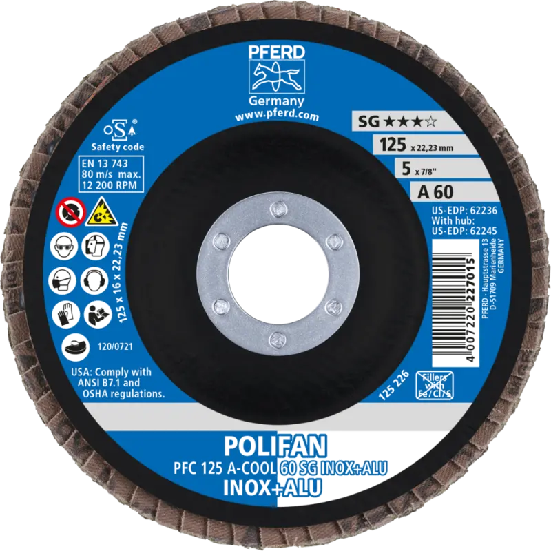 PFC 125-22 A 60 SG-COOL/22,2  KOTOUČ LAMELOVÝ SG-A (PF4007220232941)