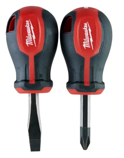 Šroubováky Milwaukee Tri-lobe, krátké dříky (PZ a SL) - Sada 2 dílů (MI4932471810)