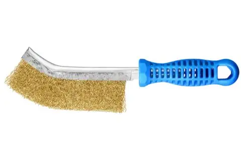 Ruční kartáč s plastovou rukojetí Pferd HBG 10 ST 0,30 - zahnuté provedení (PF4007220233962)