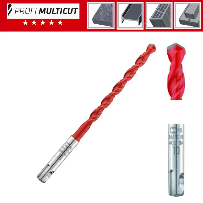 Víceúčelový vrták pr. 14x150/210 mm Alpen Profi Multicut SDS-plus (ALPEN0052901400100)