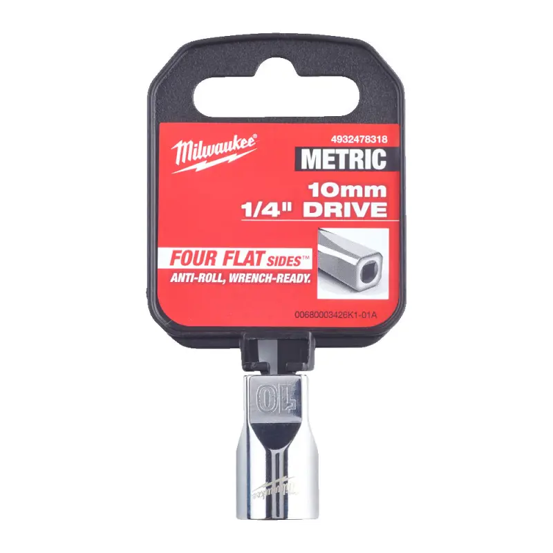 Hlavice FOUR FLAT™ 1/4" 10 mm Milwaukee 4932478318 (MI4932478318)