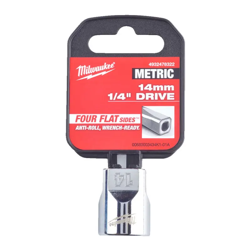 Hlavice FOUR FLAT™ 1/4" 14 mm Milwaukee 4932478322 (MI4932478322)