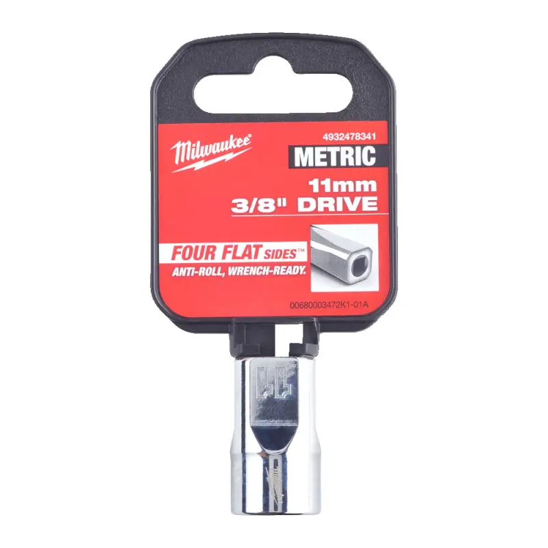 Hlavice FOUR FLAT™ 3/8" 11 mm Milwaukee 4932478341 (MI4932478341)