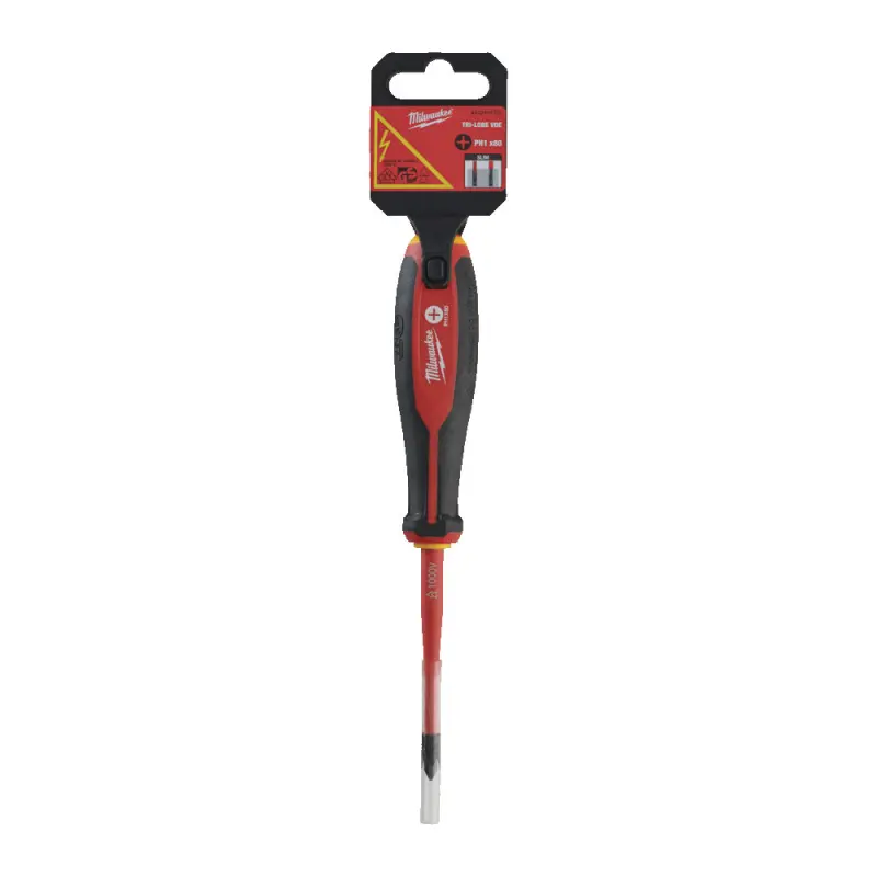 Křížový VDE šroubovák Milwaukee VDE Tri-Lobe PH 1x80 mm (MI4932478721)