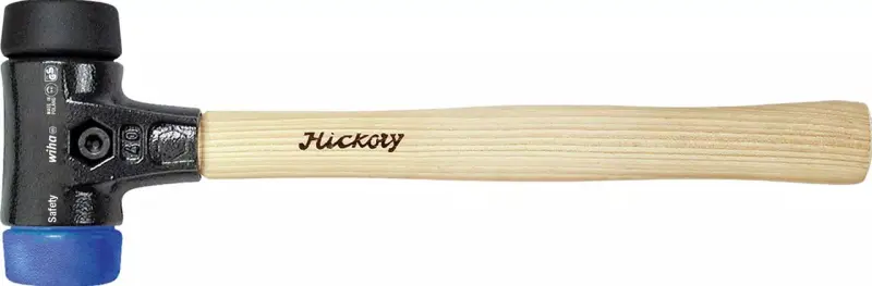 Palička Safety 400 mm Wiha typ 832-13, hickory rukojeť (hlava - modrá/černá: měkká/středně měkká) (WIHA26652)