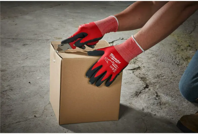 Pracovní rukavice Milwaukee BULK CUT, ochrana proti proříznutí A, velikost 7 (S), 12 párů, 4932479713