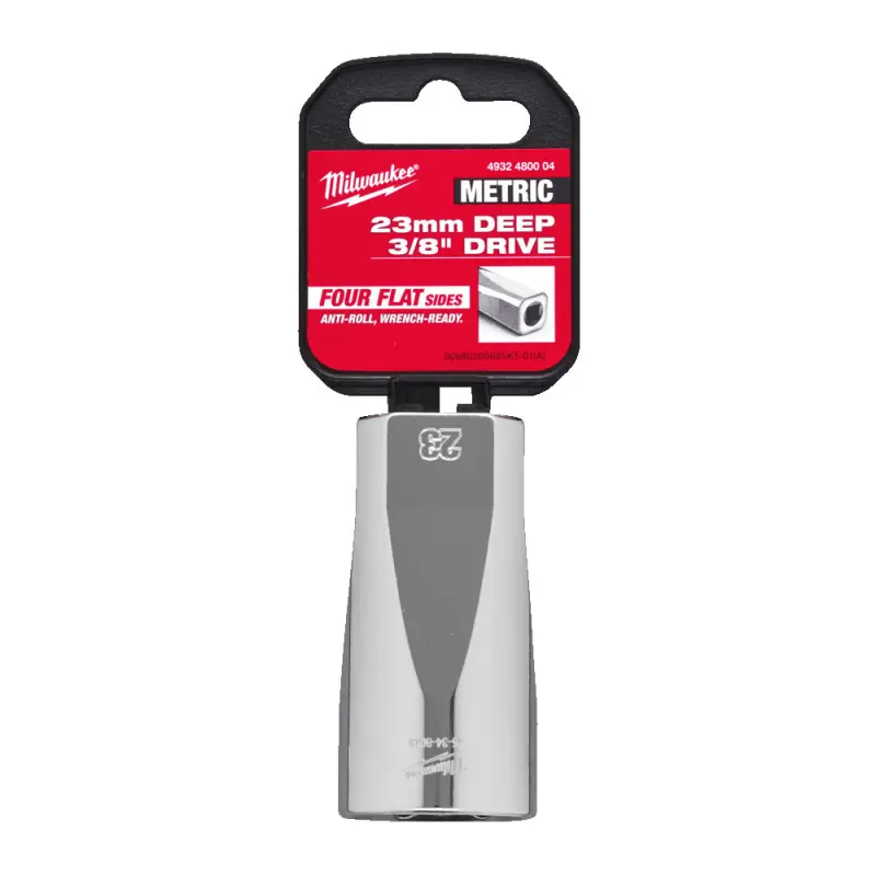 Nástrčná hlavice FOUR FLAT™ 1/2" 23 mm Milwaukee 4932480004, prodloužená (MI4932480004)