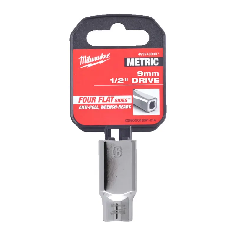 Hlavice FOUR FLAT™ 1/2" 9 mm Milwaukee 4932480007 (MI4932480007)