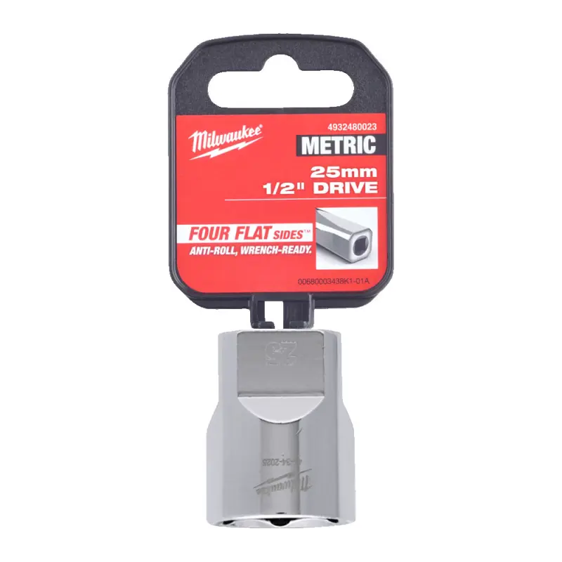 Hlavice FOUR FLAT™ 1/2" 25 mm Milwaukee 4932480023 (MI4932480023)