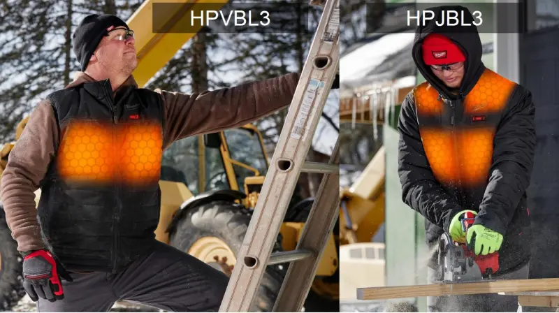 Aku vyhřívaná mikina s kapucí Milwaukee M12 HHBL4-0 (M) černá, bez Aku, 4932480062 (MI4932480062)