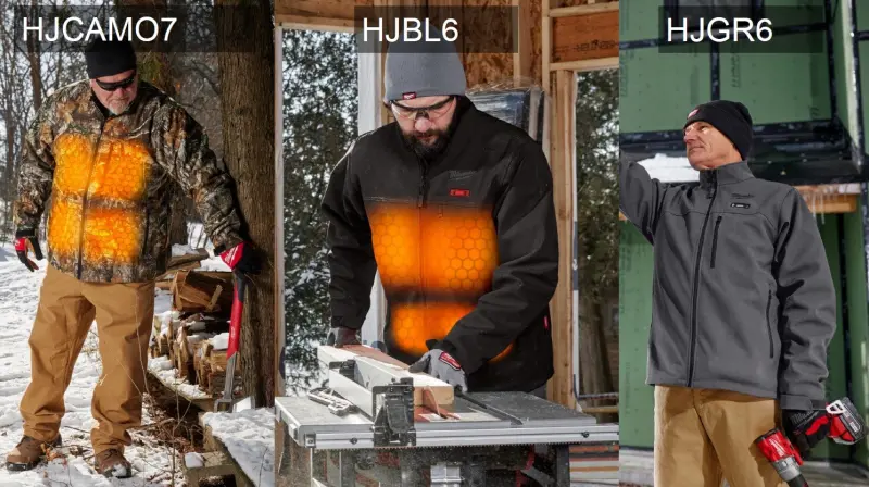 Aku vyhřívaná mikina s kapucí Milwaukee M12 HHBL4-0 (M) černá, bez Aku, 4932480062 (MI4932480062)
