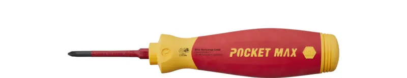 Šroubovák se zásobníkem bitů PocketMax® elektrick (WIHA45296)