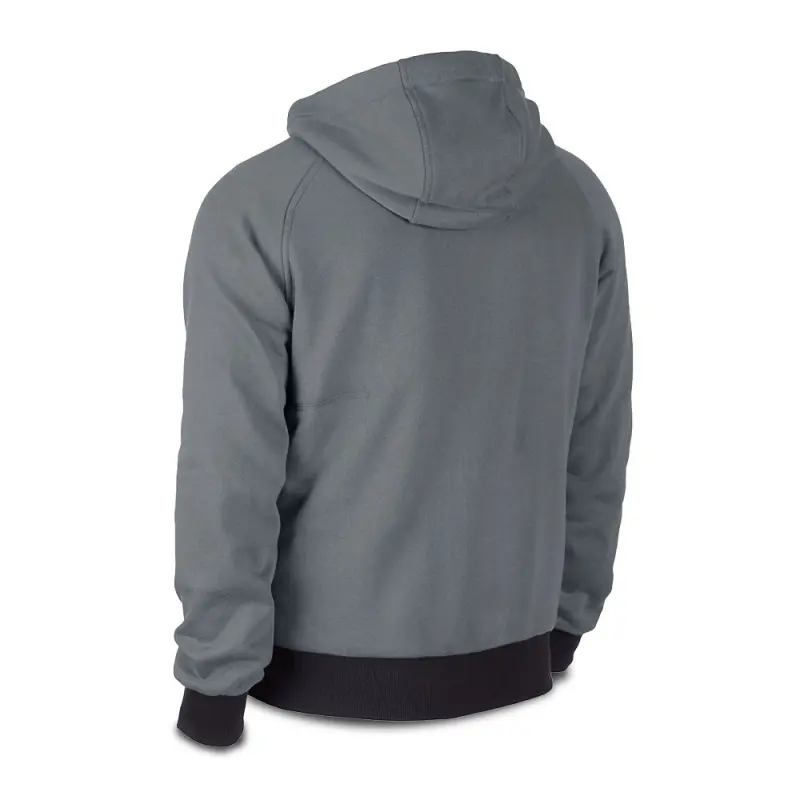 Aku vyhřívaná mikina s kapucí Milwaukee M12 HHGREY4-0 (XL) šedá, bez Aku, 4932480069