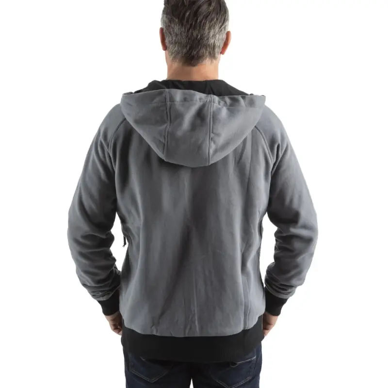 Aku vyhřívaná mikina s kapucí Milwaukee M12 HHGREY4-0 (XXL) šedá, bez Aku, 4932480070