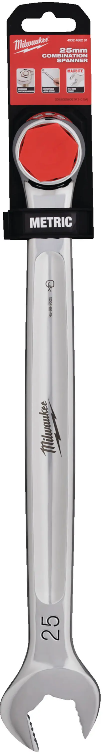 Očkoplochý klíč Milwaukee 25 mm MAX BITE, 4932480201