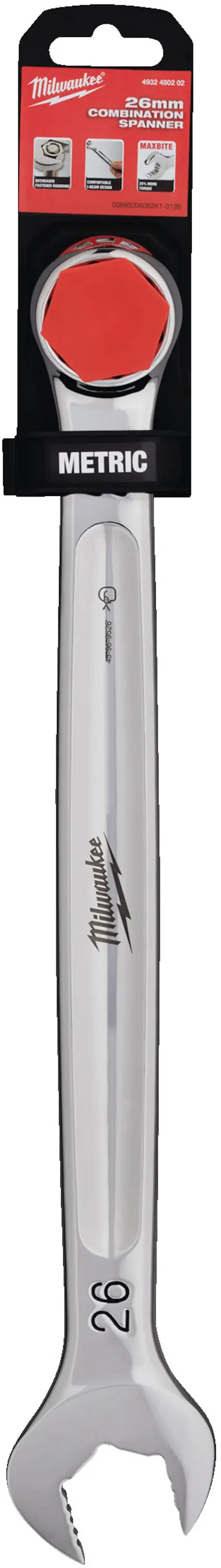 Očkoplochý klíč Milwaukee 26 mm MAX BITE, 4932480202