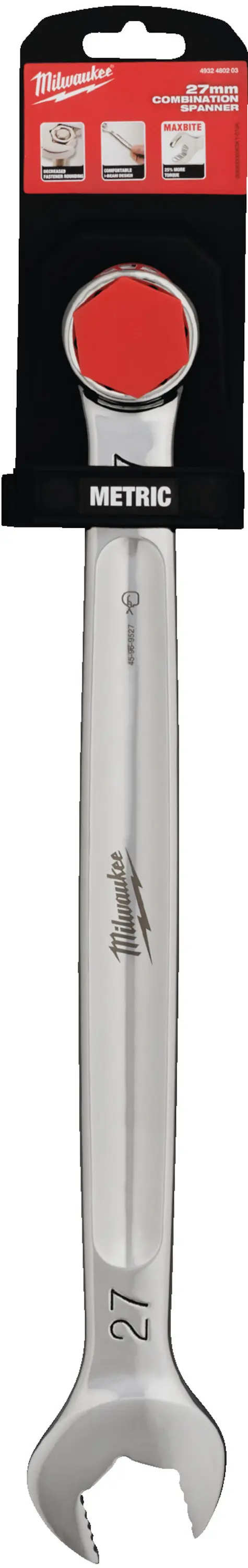 Očkoplochý klíč Milwaukee 27 mm MAX BITE, 4932480203