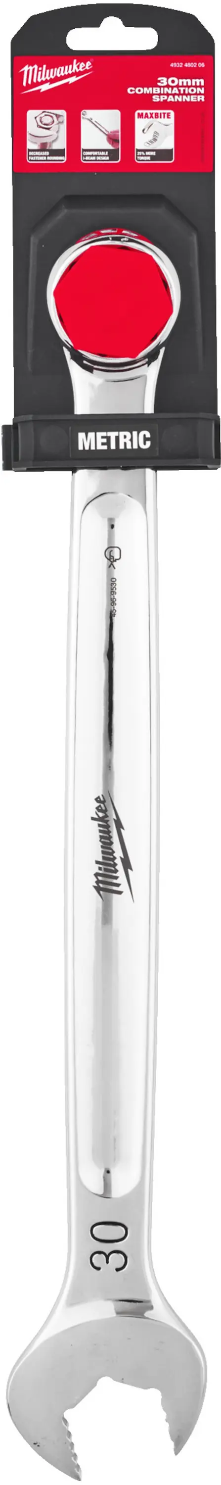 Očkoplochý klíč Milwaukee 30 mm MAX BITE, 4932480206