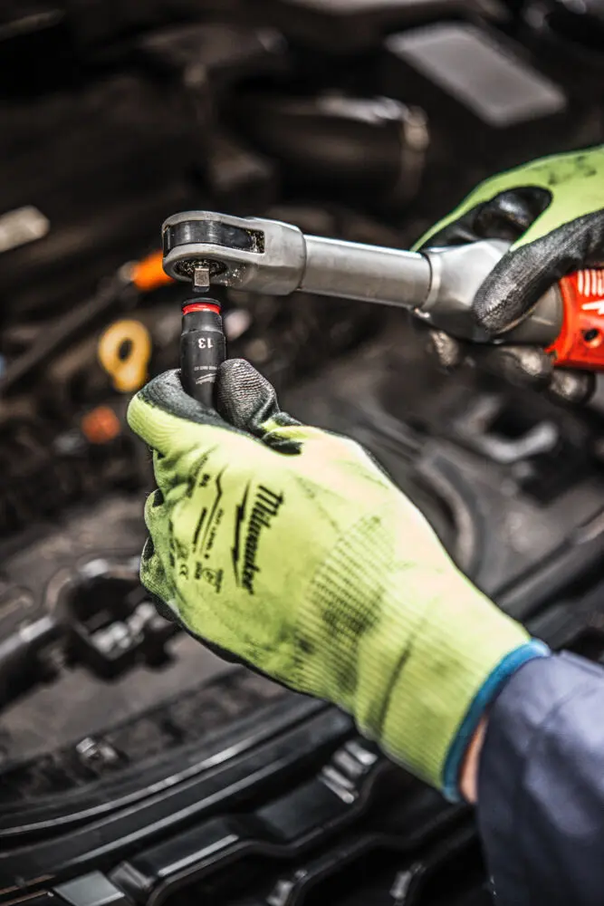 Průmyslová hlavice Shockwave Impact Duty 3/8" 6 mm Milwaukee 4932480280, prodloužená (MI4932480280)