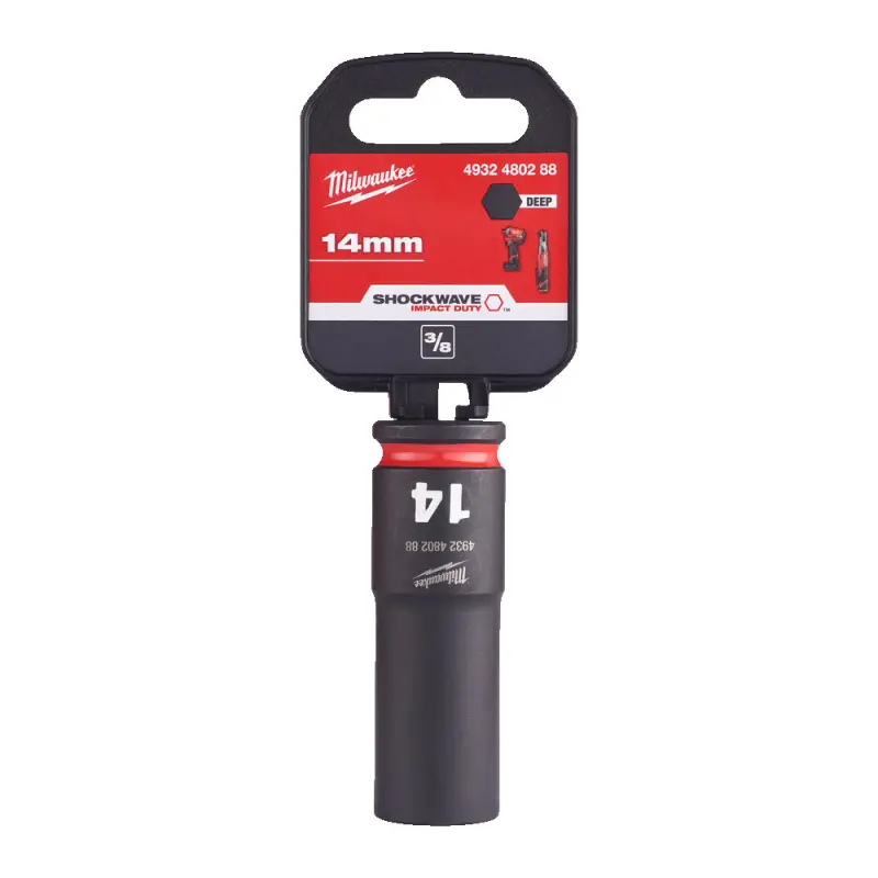 Průmyslová hlavice Shockwave Impact Duty 3/8" 14 mm Milwaukee 4932480288, prodloužená (MI4932480288)