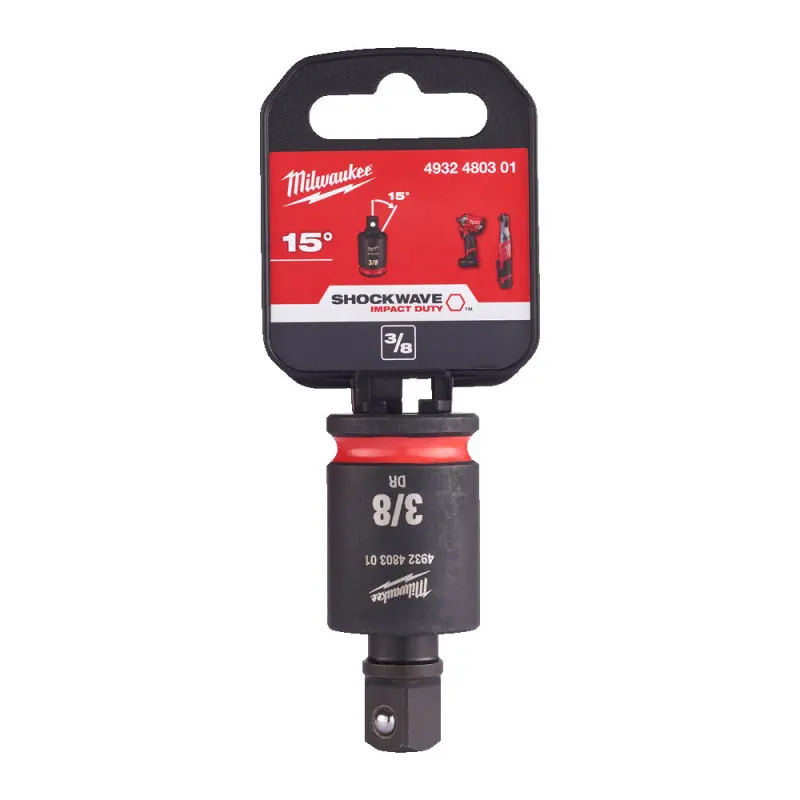 Kloub k průmyslovým hlavicím SHOCKWAVE™ IMPACT DUTY 3/8" Milwaukee 4932480301 (MI4932480301)