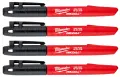 Značkovač Milwaukee INKZALL™ - černý (Sada 4 ks) (MI4932480551)