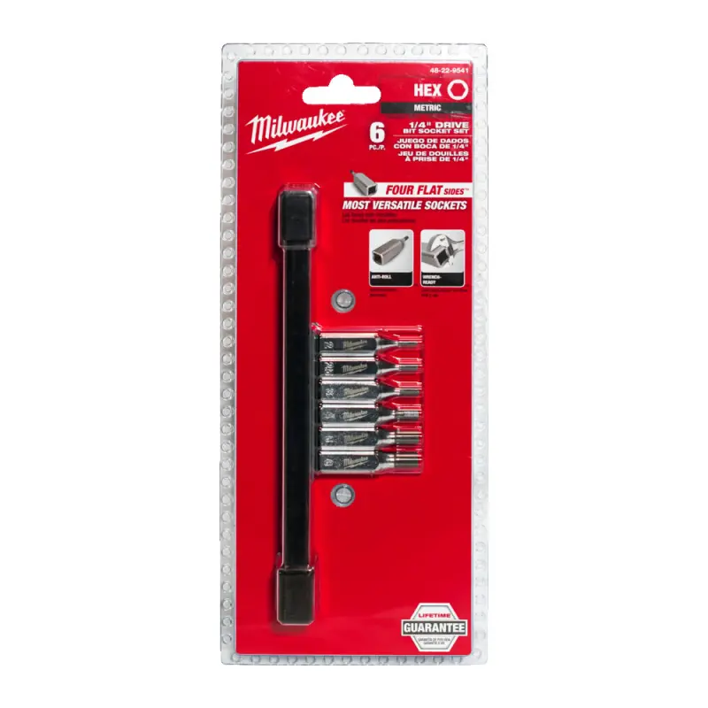 Šroubovací bity 1/4" Hex 2 ÷ 6 mm Milwaukee 4932480566 na kolejnici (Sada 6 dílů) (MI4932480566)