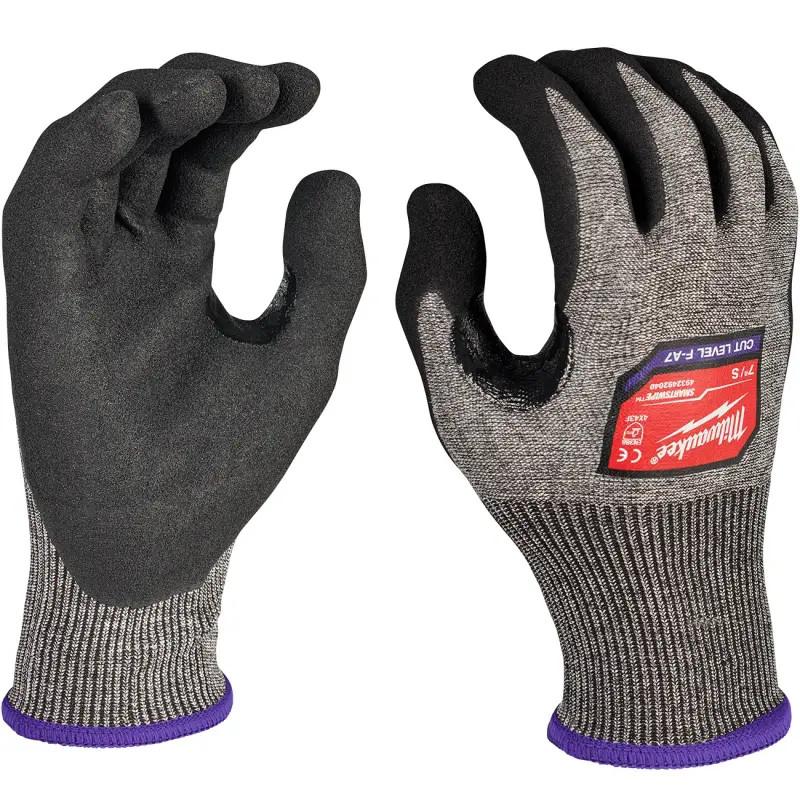 Pracovní rukavice protiprořezové Milwaukee HIGH CUT, ochrana proti proříznutí F, velikost 8 (M), 1 pár, 4932492041